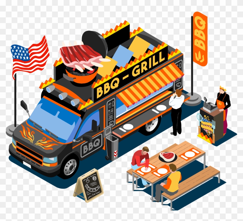 Fast Food Food Truck - Food #1319609