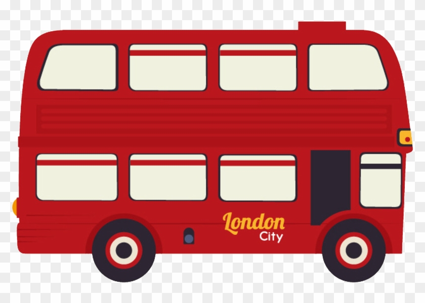 London Double-decker Bus Illustration - Double Decker Bus Png #1319644