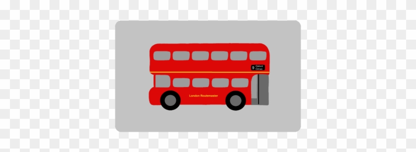Red Routemaster Bus Doormat - Double-decker Bus #1319677