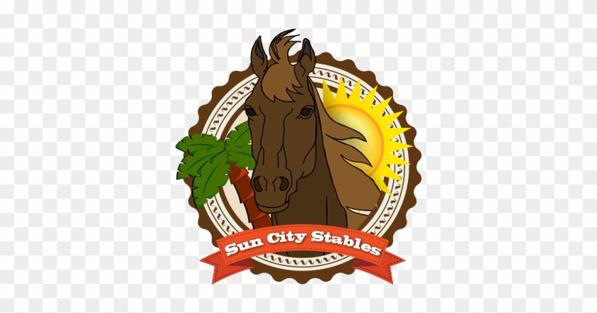 Sun City Stables - Horse Head Clip Art #1319796
