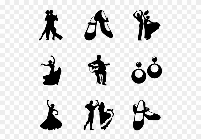 Flamenco Dance - Dance Icon Transparent Background #1319851