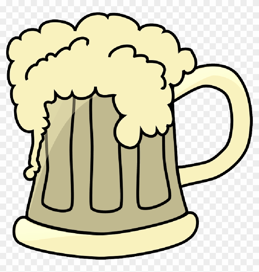 Beer Mug, Beer, Mug, Drink, Alcohol - Beer Clip Art #1319870