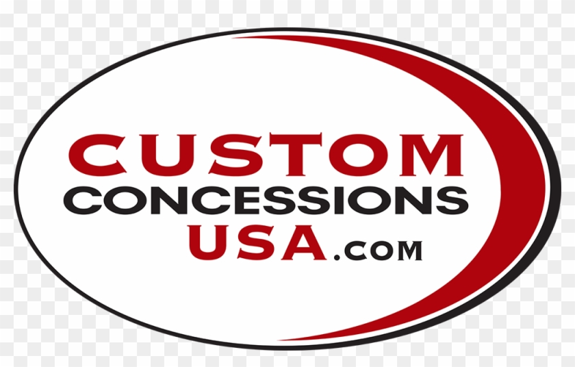 Custom Concessions Logo Large Food Trucks Concession - Circle #1319877