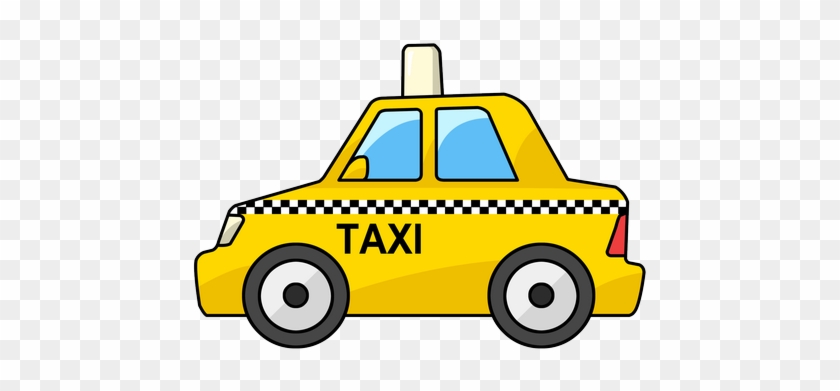 3d Rental Car Service Game - Cab Cartoon #1319894