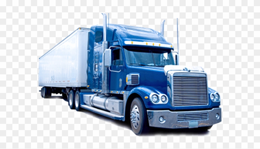 Truck - Semi Truck Clipart Blue #1319903