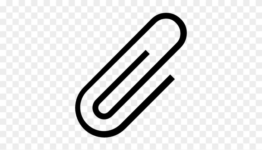 Paperclip Attachment Symbol Vector - Attachment Symbol #1319979