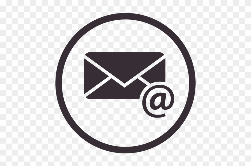 Email Circle Icon Design Transparent Png - Icon #1320002