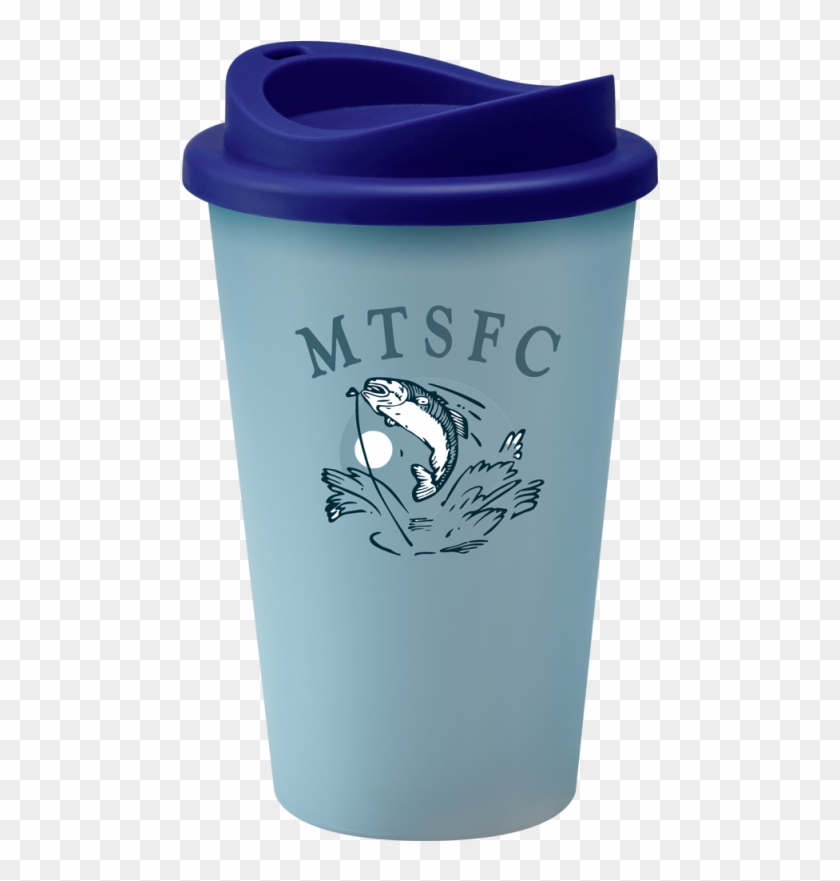 Printed Reusable Universal Coffee Mug 350ml Light Blue - Mug #1320057