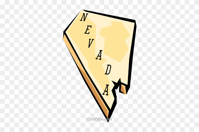 Nevada Clipart Vector - Nevada State Map Clip Art #1320326