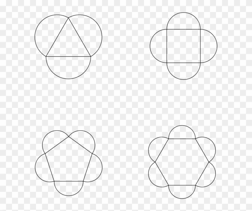 How To Set Use Half Circle Supreme Polygons Angles - Drawing #1320356