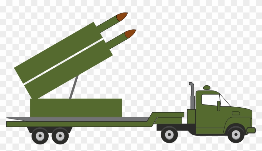Missile Clipart Truck - Drawing Of Missile Trucks #1320374