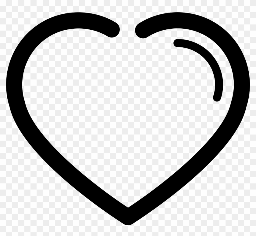 Shape Heart Clip Art - Heart Shape Outline #1320559