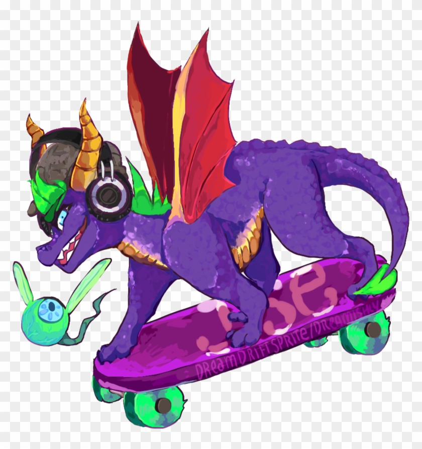 Poppin Sick Flips By Dreamdriftsprite - Jacksepticeye Spyro Art #1320637