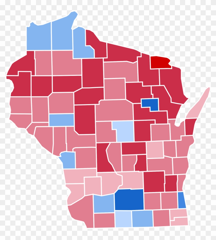 Filewisconsin Presidential Election Results 2016svg - Wisconsin Presidential Election Results 2016 #1320741