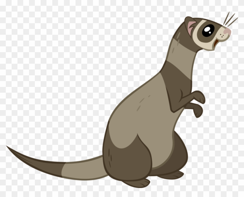 Ferret Vector By The-intelligentleman - Cartoon Black Footed Ferret #1320750