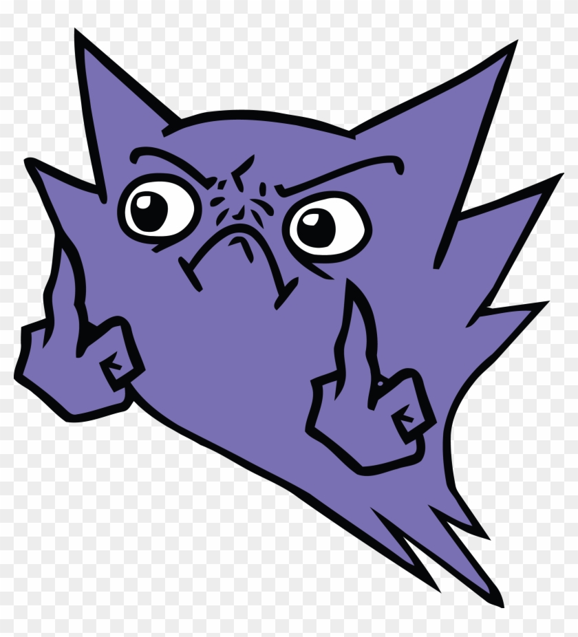 Thought R/pokemon Might Like This Vectored For Making - Haunter Used Mean Look #1320751