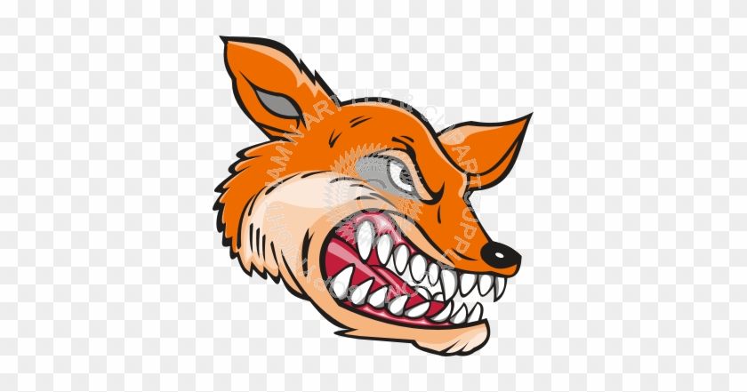 Mean Fox Clipart #1320848