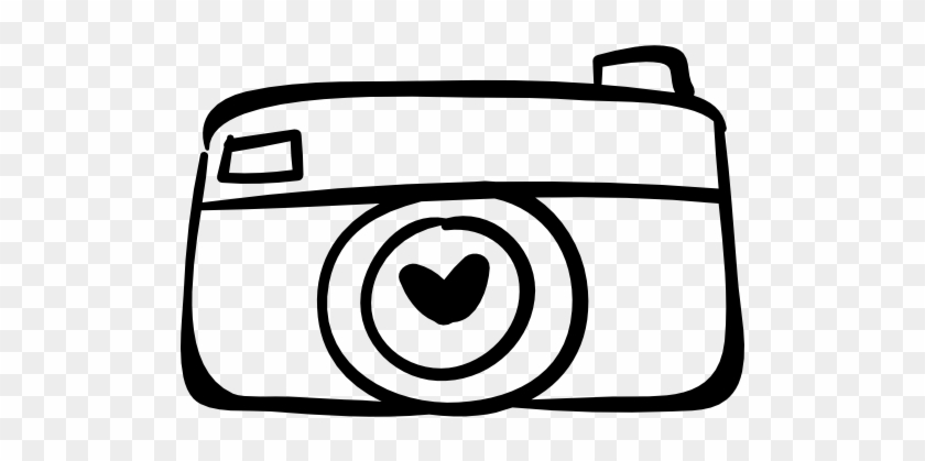 Heart Pictures Clipart Camera - Camera Logo With Heart #1320856