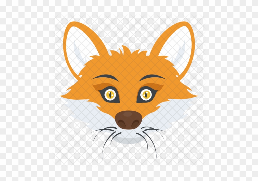 Fox Head Icon - Gray Wolf #1320864
