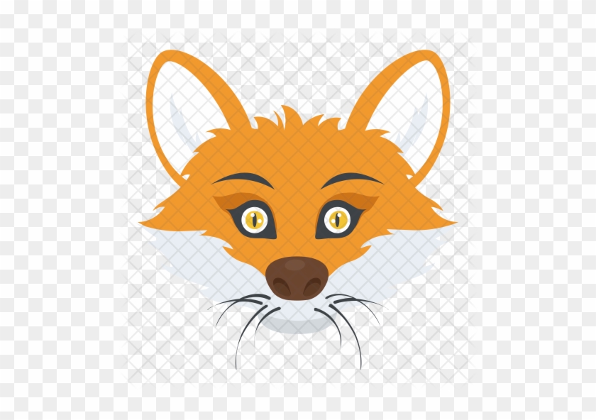 Fox Head Icon - Gray Wolf #1320864