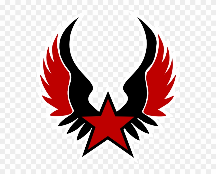 Logo Red Star Clip Art - Blank Logo For Editing #1321039