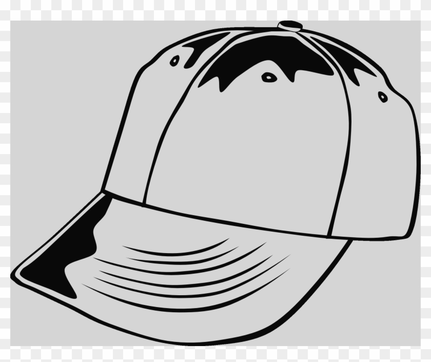 Cowboy Hat Clipart Black And White Hats Clipart Black - Baseball Cap Clip Art #1321118