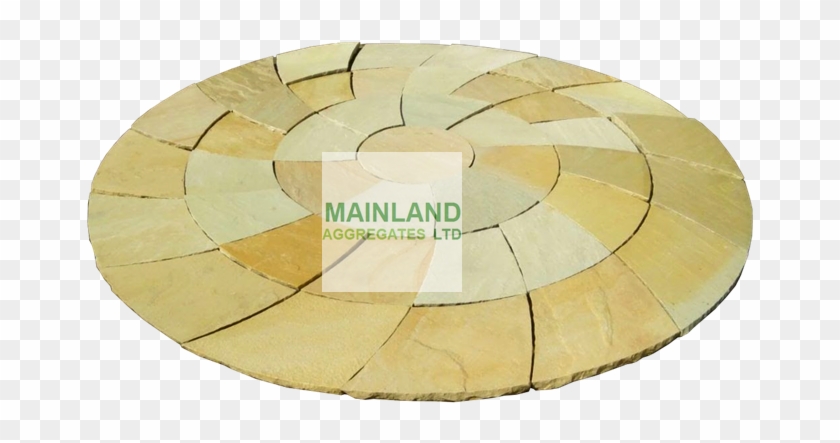 Fossil Mint Spinning Circle Shown Dry - Plywood #1321222