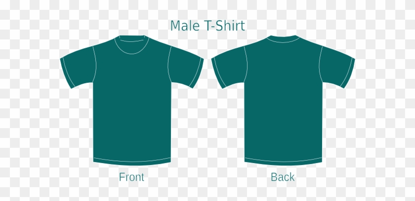 Teal Clipart T Shirt - Teal T Shirt Template #1321251
