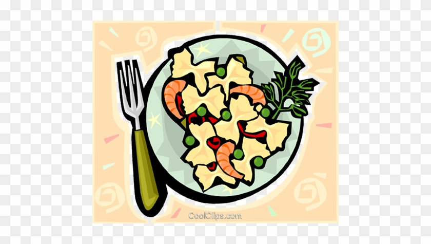 Pasta Dish Royalty Free Vector Clip Art Illustration - Hearing #1321488