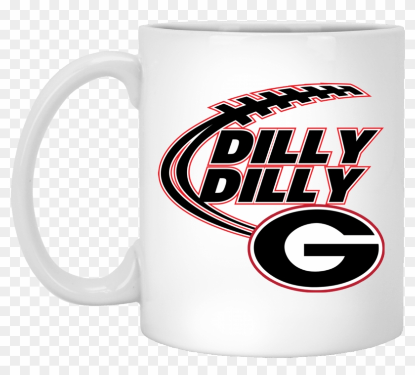 Image 4 Georgia Bulldogs Dilly Dilly White Mug & Beer - University Of Georgia #1321547