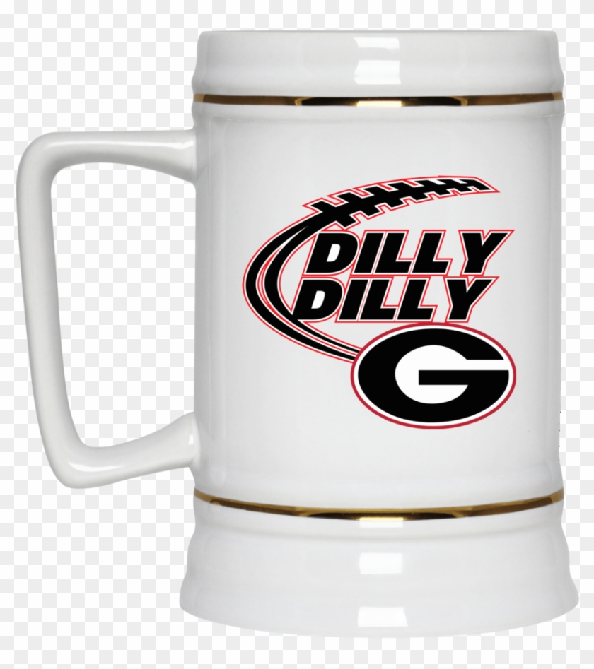 Image 6 Georgia Bulldogs Dilly Dilly White Mug & Beer - Mug There Is No Fun In Germany #1321551