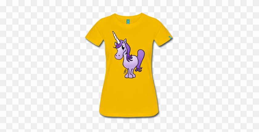 Purple Unicorn T-shirt - Purple Unicorn Canvas Print - Small By Cardvibes.com #1321591