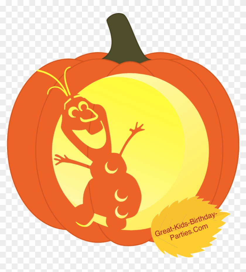 Olaf Pumpkin Stencil - Pumpkin #1321614