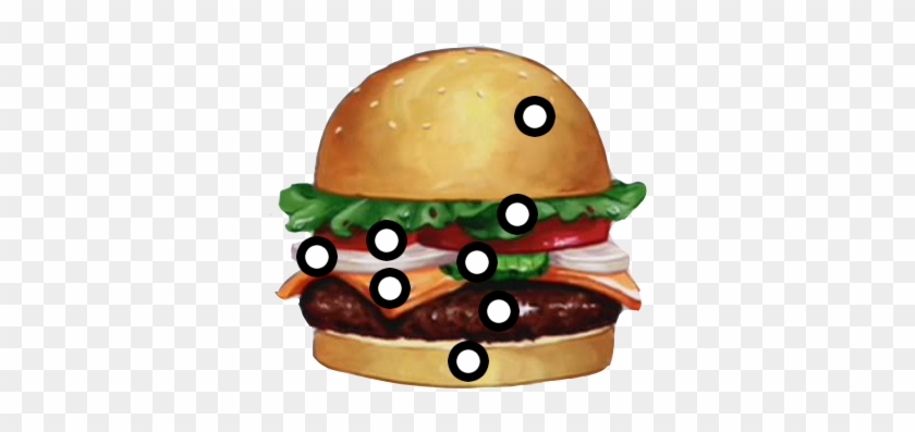 Hamburgers Clipart Krabby Patty - Krabby Patty #1321623
