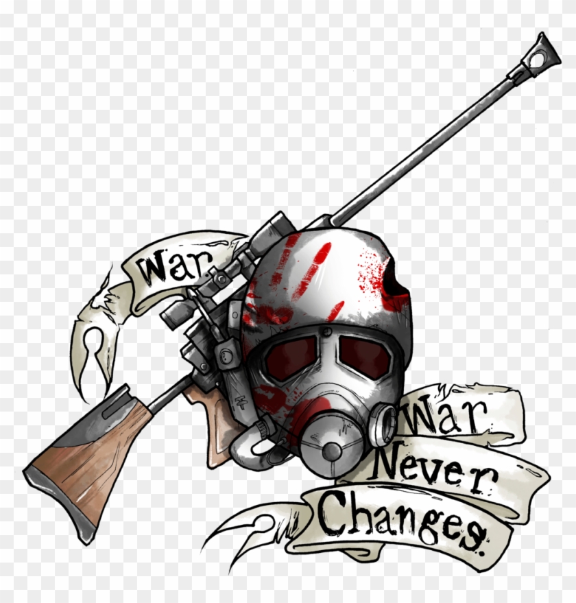 Fallout Tattoo Coloured By Mcrmorbid On Deviantart - Fallout New Vegas Tattoo #1321683