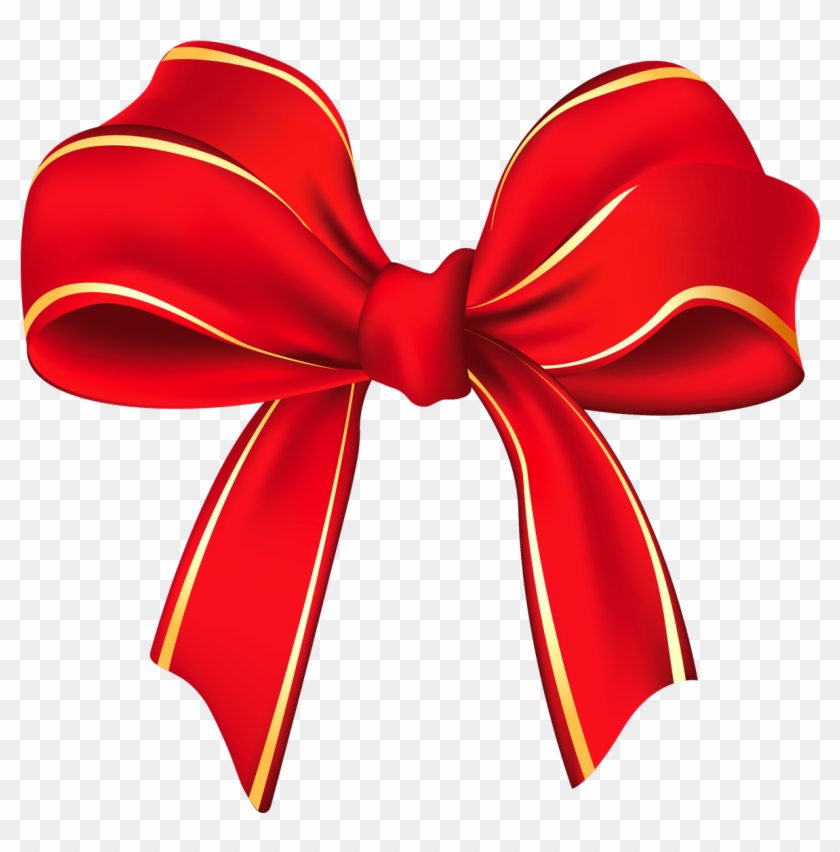Bow Png Red Two - Christmas Bow Png #1321714