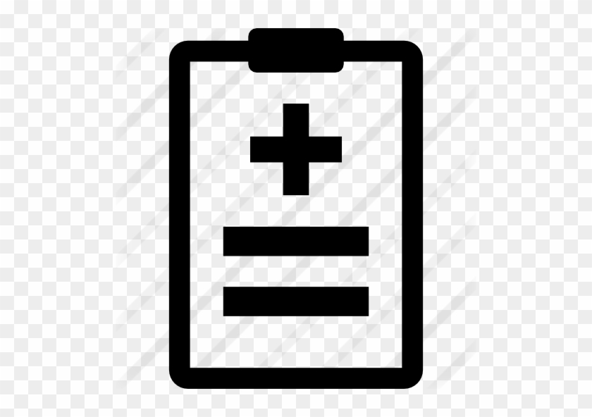 Clinic History Medical Paper On Clipboard - Medical Writing Icon Png #1321738
