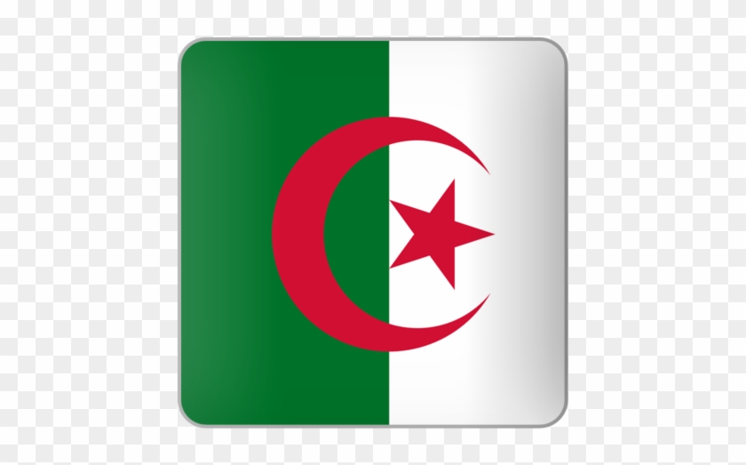 Algeria Clipart Png - Algeria Flag Icon Png #1321740