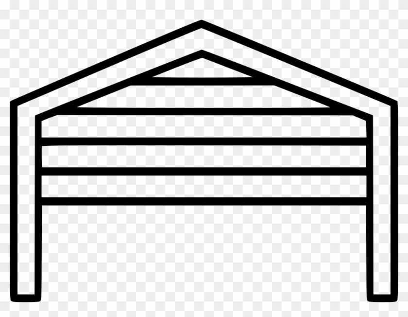 Garage Doors Cars Vehicle Shelter Comments - Line Art #1321816