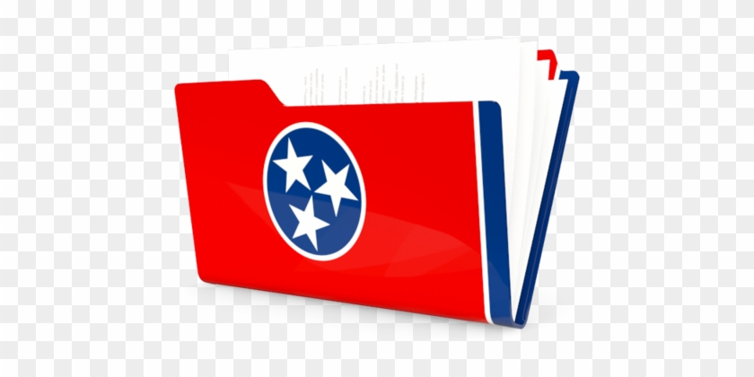 Illustration Of Flag Of<br /> Tennessee - Tennessee Tn Home State Can Cooler Drink Insulated #1321963