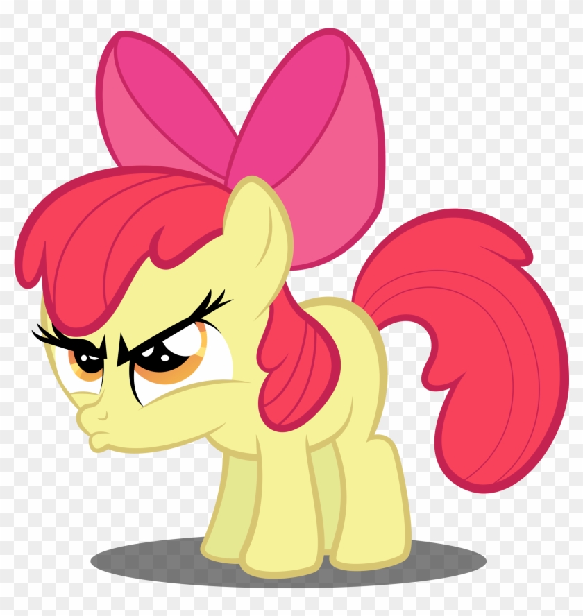 Applebloom Being Defiant By Spellboundcanvas Applebloom - Mlp Apple Bloom Mad #1322038