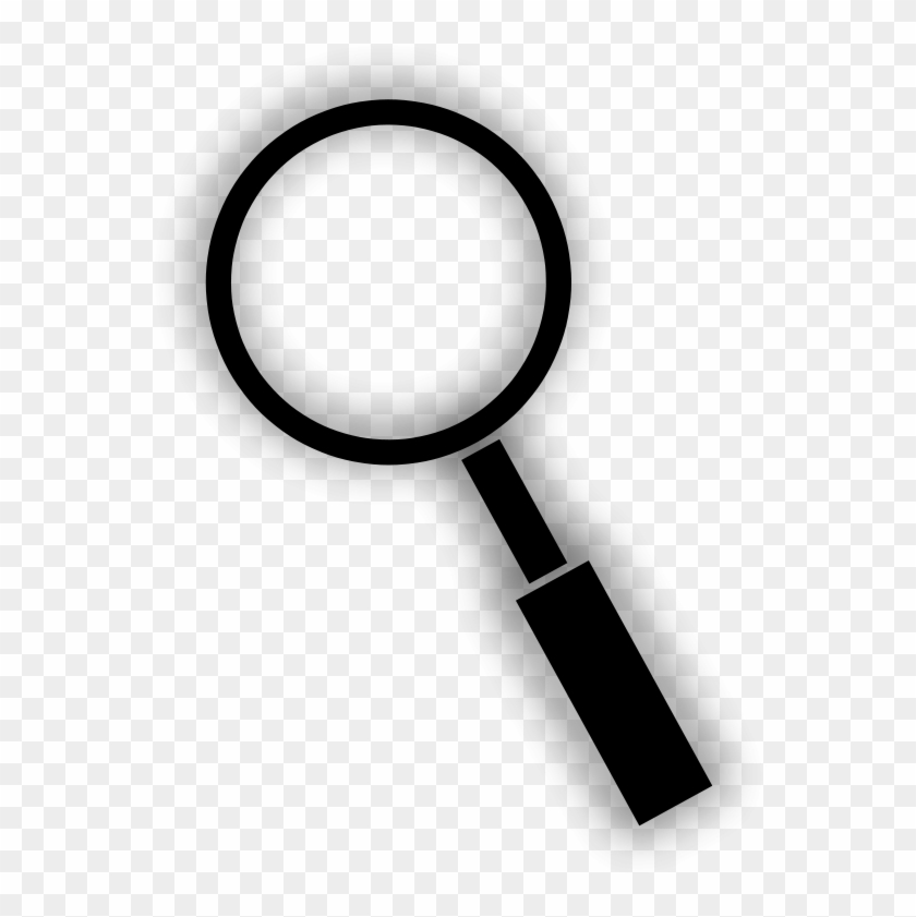 Free Magnifying Glass - Black And White Magnifying Glass #1322042