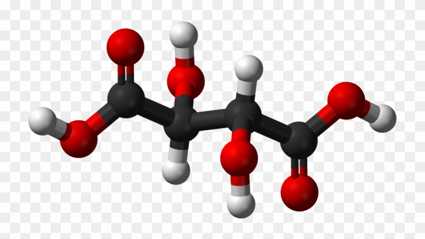 Tartaric Acid Clipart - Tartaric Acid Molecule #1322046