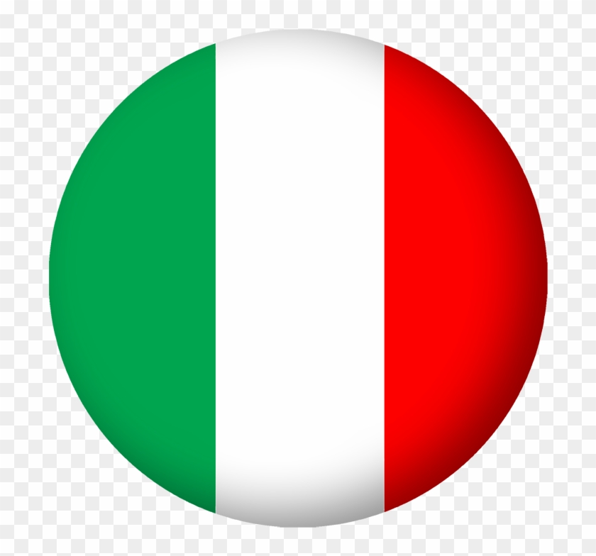 Green Work È Stato Uno Scambio Di Giovani Realizzato - Italian Flag Circle #1322104