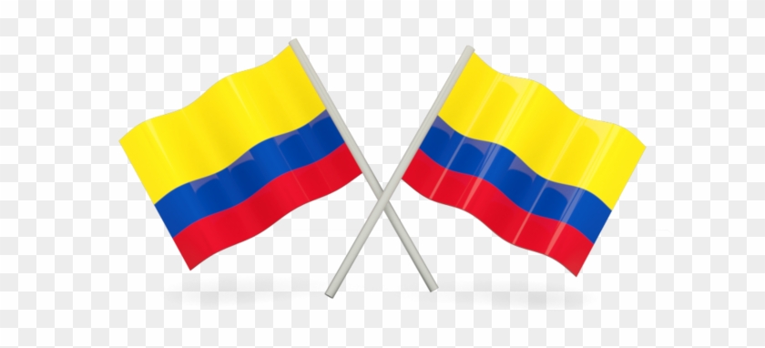 Zwei Gewellte Flaggen Colombia Flag Transparent Free Transparent Png Clipart Images Download