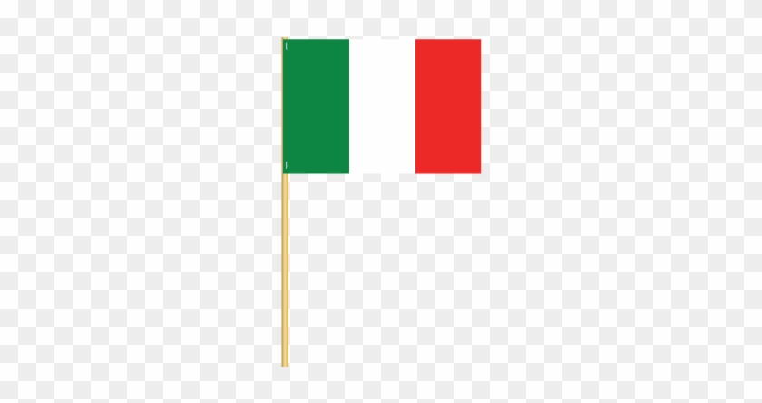 Italy Cotton Stick - Italian Flag On A Stick #1322232
