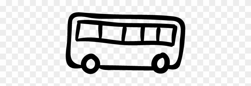 Bus Hand Drawn Transport Vector - Hand Drawn Bus Icon #1322264
