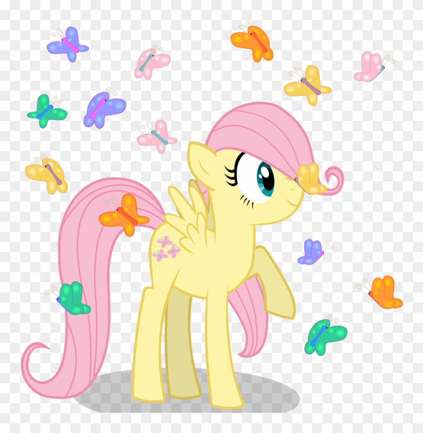 My Little Pony Fluttershy Filly - My Little Pony Butterfly #1322273