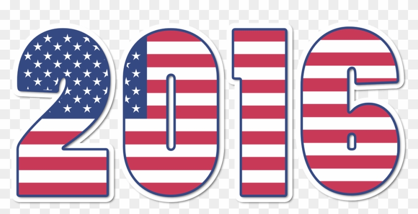 American Flag Graphics 16, Buy Clip Art - America 2016 Polotics #1322281