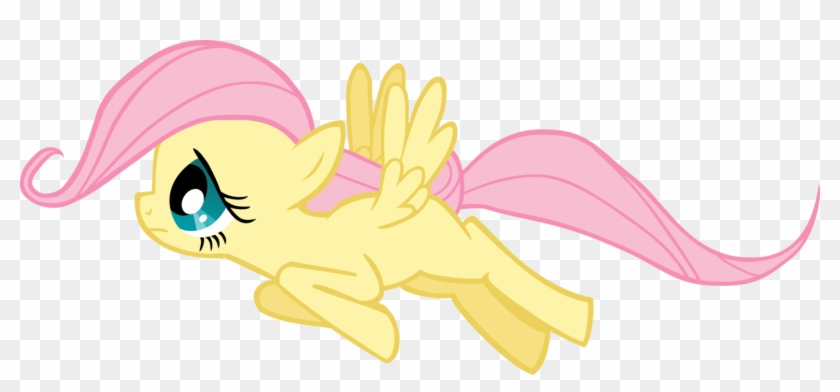 My Little Pony Friendship Is Magic Filly Fluttershy - Mlp Filly Fluttershy Vector #1322283